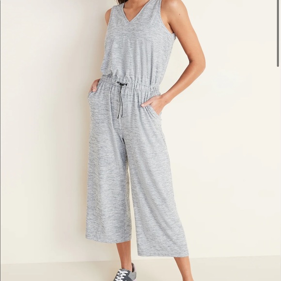 Old Navy Pants - OLD NAVY Breathe ON V-Neck Wide-Leg Jumpsuit